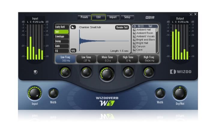 Wizooverb W2 VST机架高级混响效果器